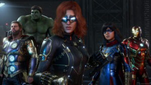 Members of the Avengers standing together